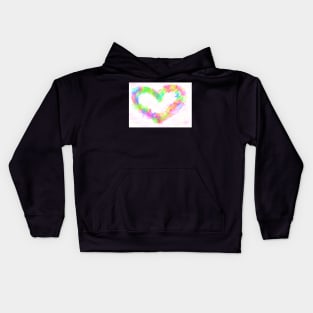 Rainbow Heart Kids Hoodie